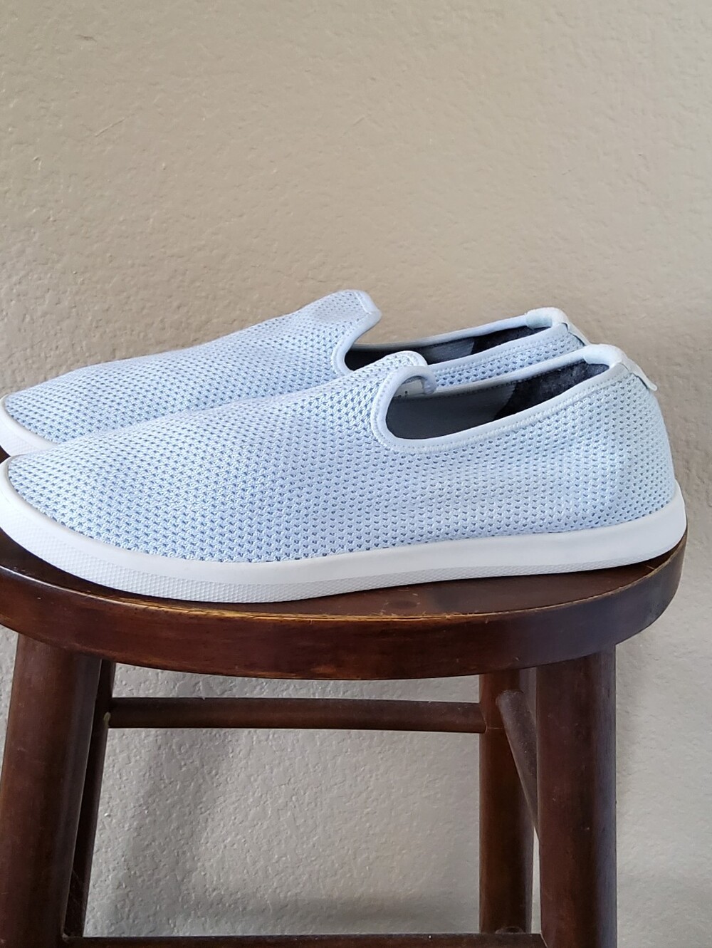 Allbirds Mens Tree Loungers Light Sky Blue Slip On Size 12 NWOT